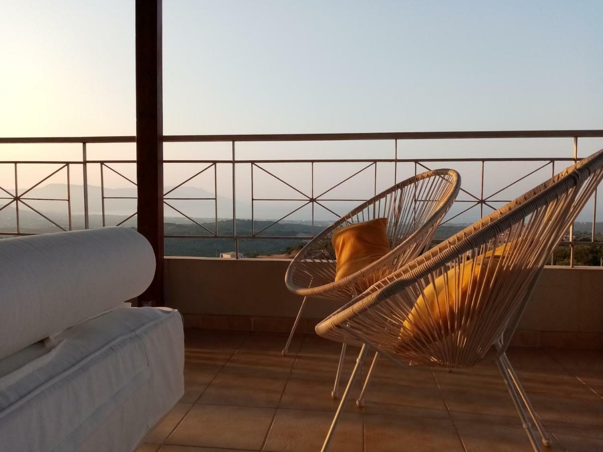 360 Panorama House: Stargazing Retreat Near the Beach Kournas Exterior photo
